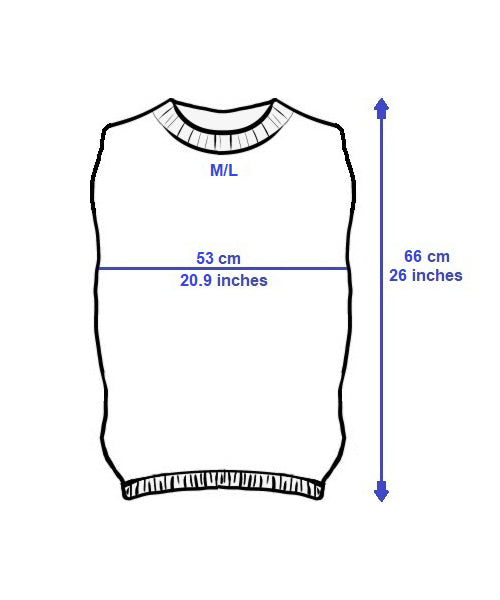 Single Jersey Sweater Vest