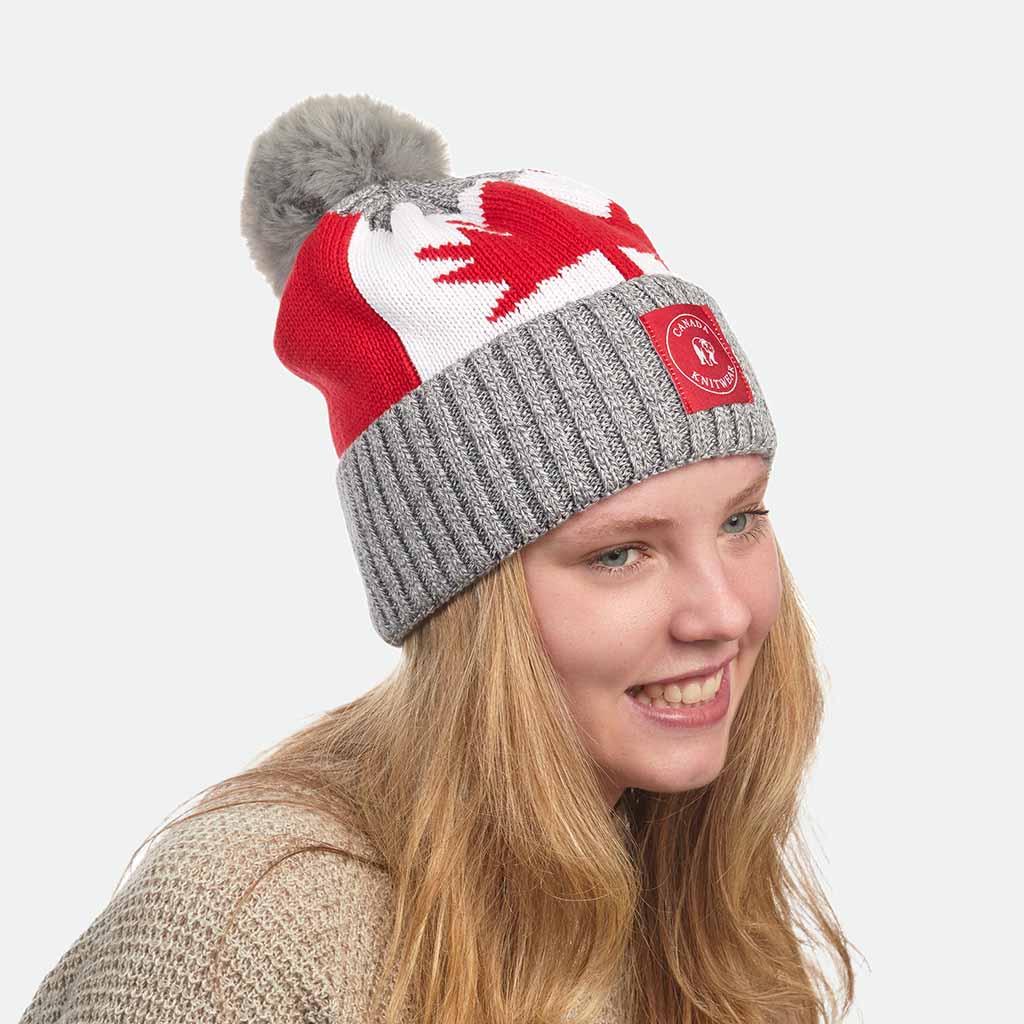 Maple Leaf Cotton Toque - Main Image